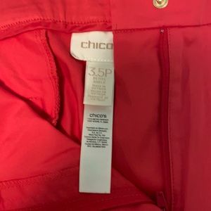 Cropped salmon colored spring pant!